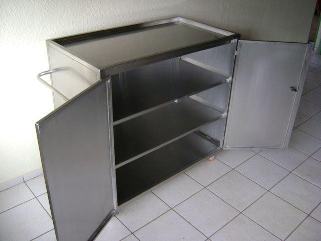 Carrinho Inox Fechado